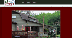 Desktop Screenshot of hydesresort.com